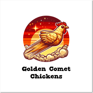 Golden Comet Chickens Posters and Art